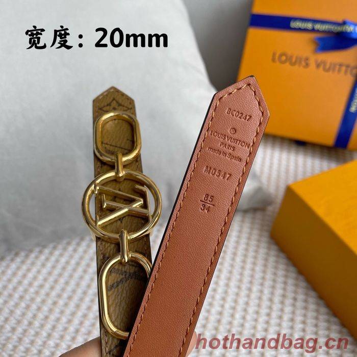Louis Vuitton Belt 20MM LVB00001 Louis Vuitton Belt 20MM LVB00001